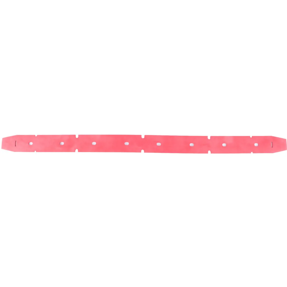 Front Slotted Squeegee Blade (Red Latex) for the Advantage 20 Auto Scrubber