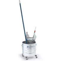 Geerpres® Floor-Prince® Zinc Plated Down Press Mop Wringer (16 - 24 oz mops)