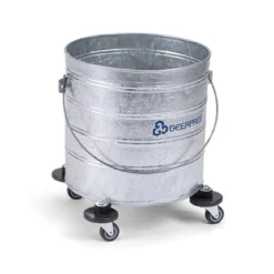 Geerpres® Galvanized 32 Qt. Round Mop Bucket (8 Gallon)