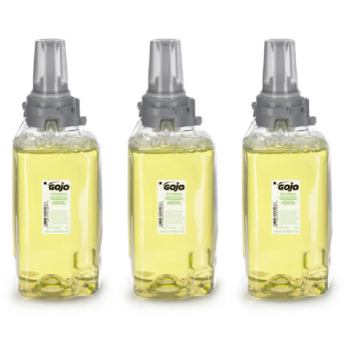 GOJO® Citrus Ginger Foaming Hand Soap & Body Wash Shampoo (1250 ml ADX-12™ Dispenser Refills) - Case of 3
