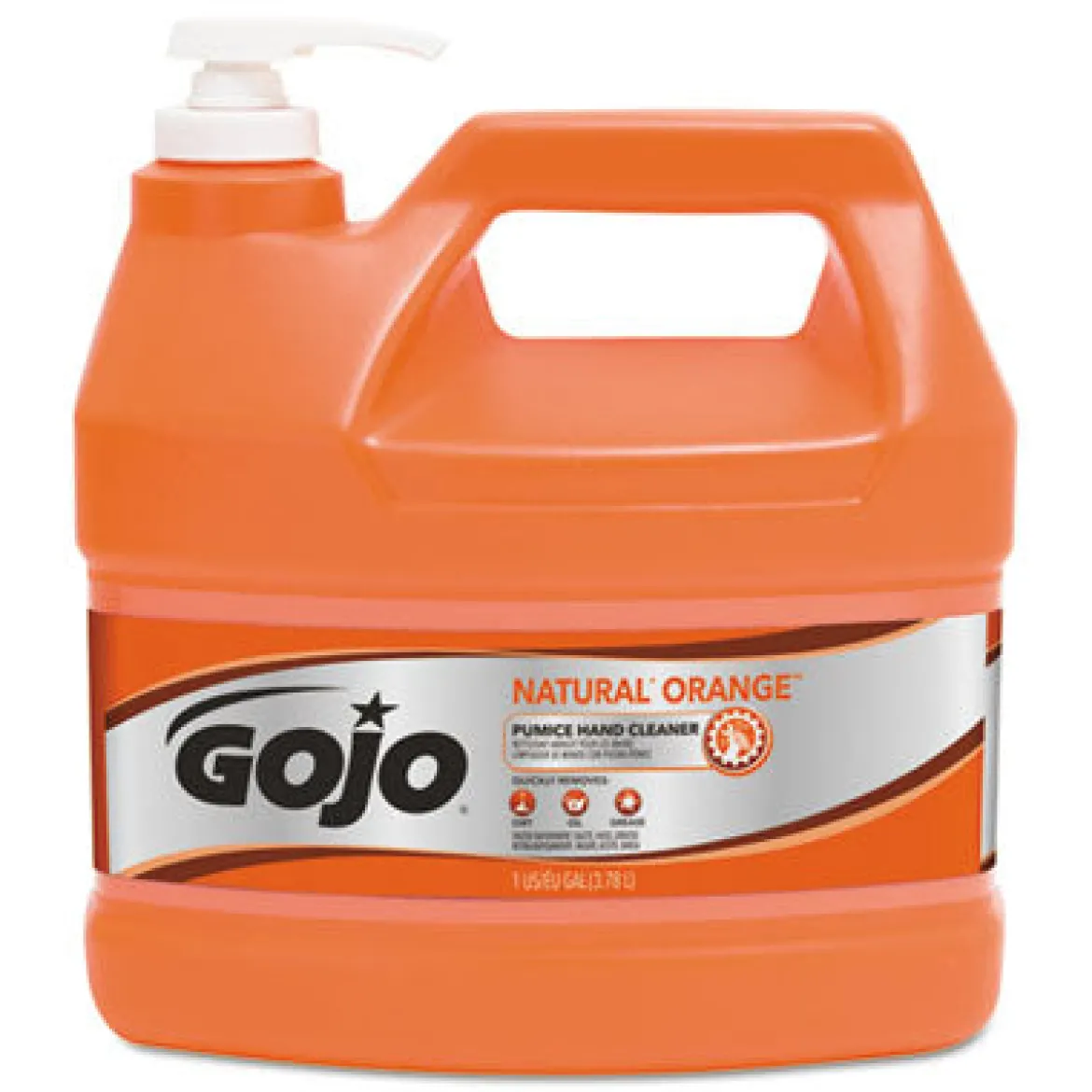 GOJO® Natural Orange™ Pumice Hand Cleaner (1 Gallon Pump Bottles) - Case of 4