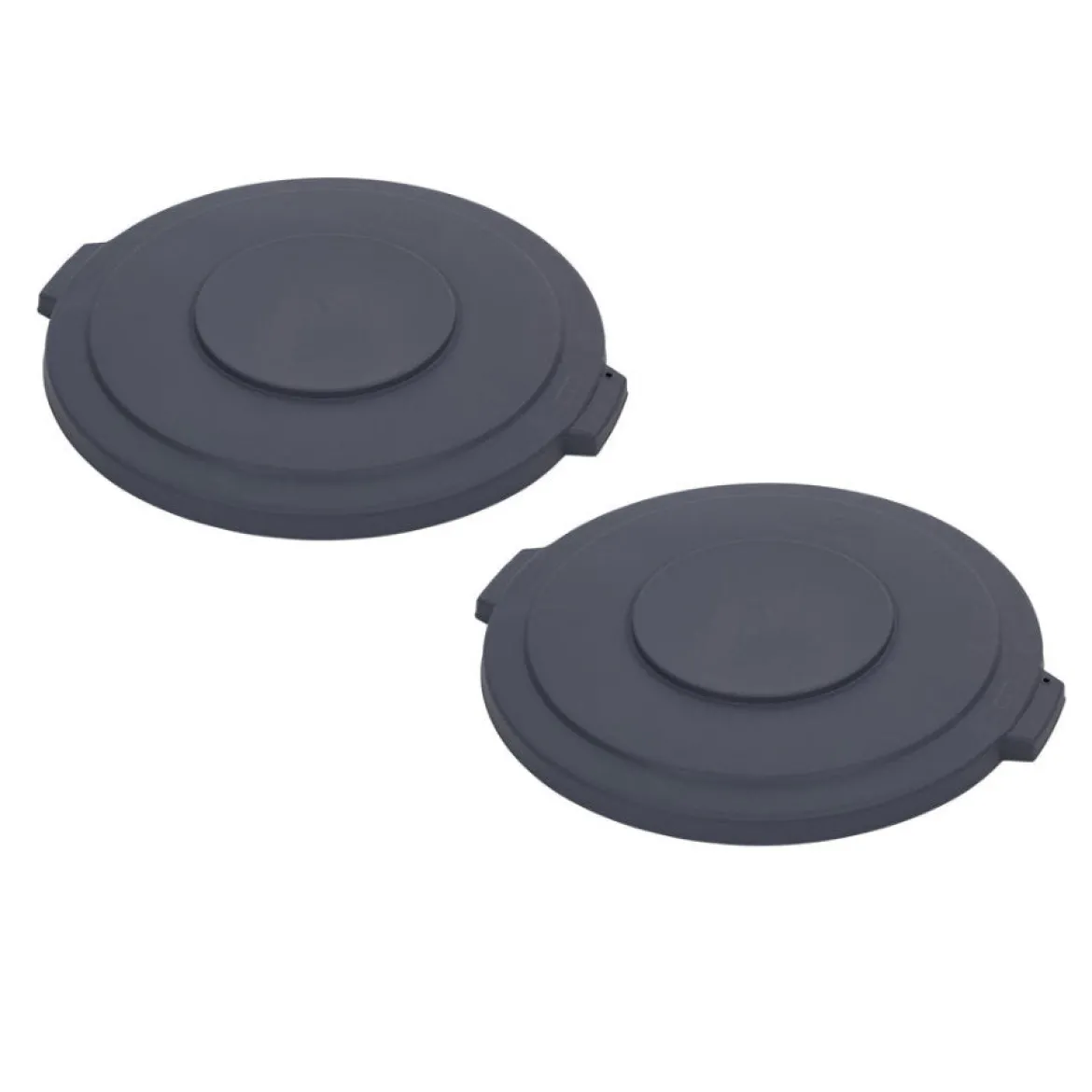 Gray Lid (#34105603) for the Carlisle® Bronco™ 55 Gallon Trash Containers - Case of 2
