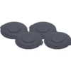Gray Lid (#34103323) for the Carlisle® Bronco™ 32 Gallon Trash Containers - Case of 4