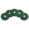 12" Green Heavy Duty Scrub & Top Layer Floor Removal Pads - Case of 5