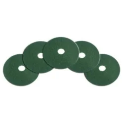 12" Green Heavy Duty Scrub & Top Layer Floor Removal Pads - Case of 5