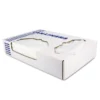 Heritage Bag™ 33 Gallon White Low Density Flat Pack Trash Can Liners (33" x 39" | 0.85 Mil) - Case of 150