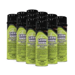 Hospeco® Germ Away Foaming Germicidal Disinfectant Cleaner (18 oz Aerosol Cans) - Case of 12