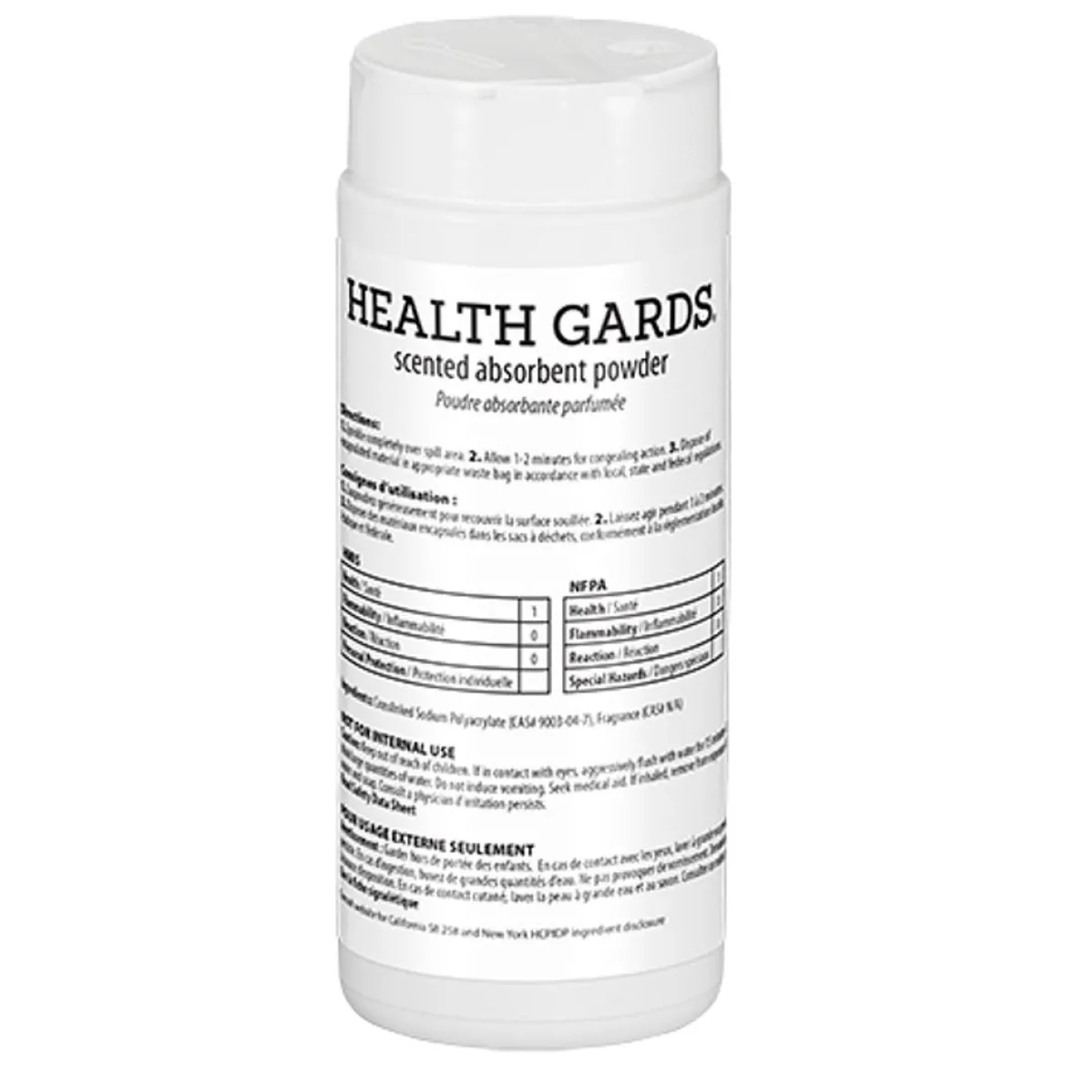 Hospeco® Health Gards® Scented Absorbent Powder (16 oz Shaker Cans) - Case of 12