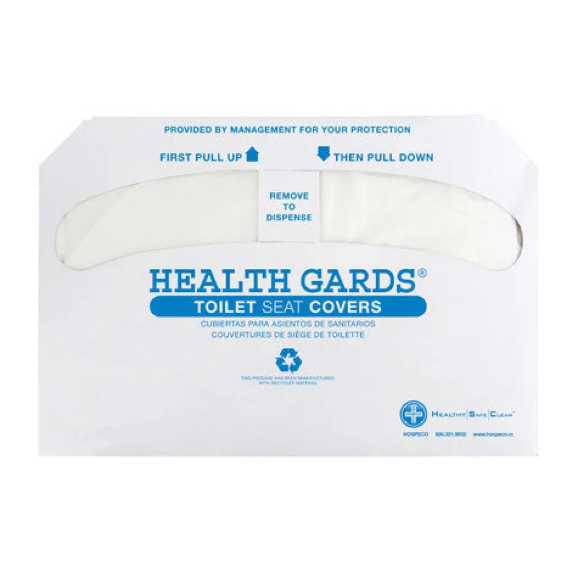 Hospeco® Health Gards® Toilet Seat Covers - Case of 1000