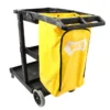 Impact® 3-Shelf Janitorial & Cleaning Cart w/ 25 Gallon Vinyl Bag