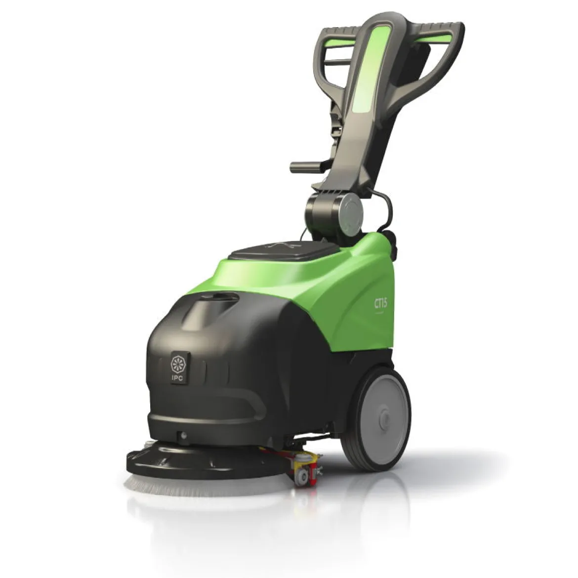 IPC Eagle CT15B Battery Powered Compact 14" Auto Floor Scrubber w/ Brush - 4 Gallons