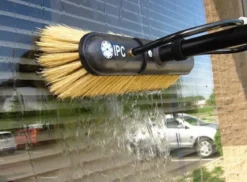 14" IPC Eagle Natural Fiber Slide Brush for Deionized Window Cleaning Systems