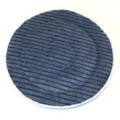 Kelsan 19" Microfiber Carpet Scrubbing Bonnet w/ Agitation Stripes for Heavy Soils