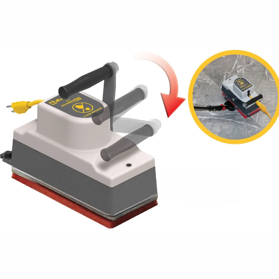 Koblenz® Mini Edger Handheld Dry Stripping Orbital Machine - 4.5" x 10"