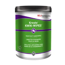 Kresto® Kwik-Wipes® Heavy Duty Hand Cleaning Wipes (10"x 12" | 70 Wipe Canister) - Case of 6