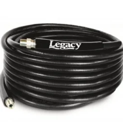 Legacy 3/8" x 100' Black 4,000 PSI Pressure Washer Hose w/ Male Pipe Thread Connectors