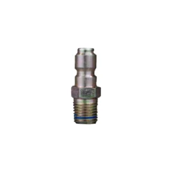 1/4" Legacy Zinc-Plated Steel Male Quick Connect Plug Coupler w/ Male Pipe Thread (MPT)