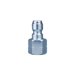 1/4" Legacy Zinc-Plated Steel Male Quick Connect Plug Coupler w/ Female Pipe Thread (FPT)