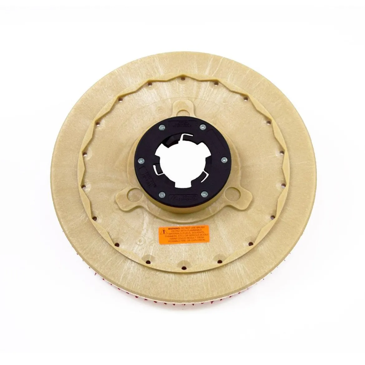 15" Malish Pad-Lok™ Bristle Style Pad Holder for Floor Buffers (14" Actual Diameter)