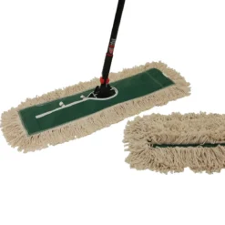 24" MaxiDust™ Cotton Cut-End Dry Dust Mop Kits (Includes 4 Mops, Frames & Handles)