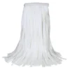 MaxiSorb™ Rayon & Polyester White #32 Non-Woven Lint Free Mops w/ 1" Narrow Band (Size: Large |Cut Ends) - Case of 12