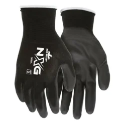 MCR Safety NXG® 13 Gauge Black Nylon Shell Work Gloves (Size: L) - Box of 12 Pairs