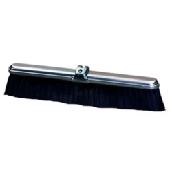 Milwaukee Dustless 18" Janitorial Industrial Push Broom (Poly Bristles, Stiff Center & Fine Border) - Case of 12