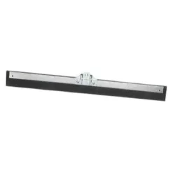Milwaukee Dustless 18" Straight Moss Rubber Double Bladed Push Floor Squeegee w/ Steel Housing - Case of 12