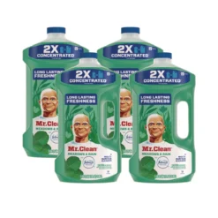 Mr. Clean® Meadows & Rain Multi-Purpose Cleaning Solution w/ Febreze (64 oz Bottles) - Case of 4