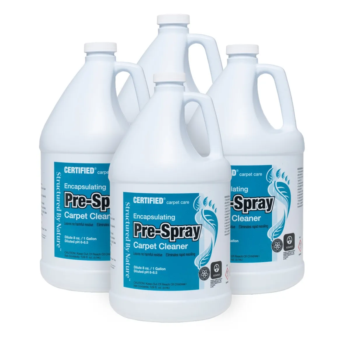 Nilodor® Encapsulating Pre-Spray Carpet Cleaner (1 Gallon Bottles) - Case of 4