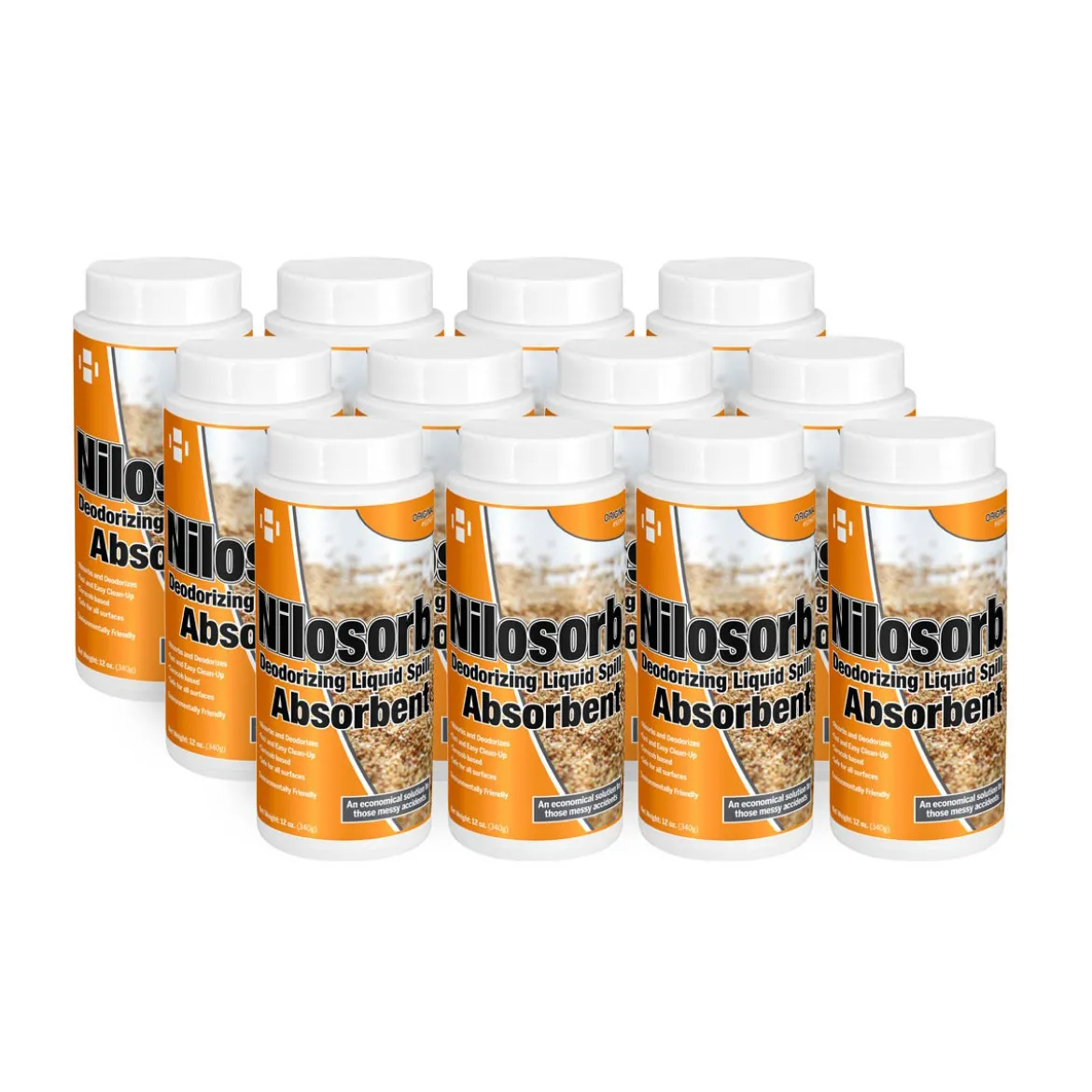 Nilodor® Nilosorb Corn Cob Vomit & Moisture Absorbent (12 oz Shaker Cans) - Case of 12
