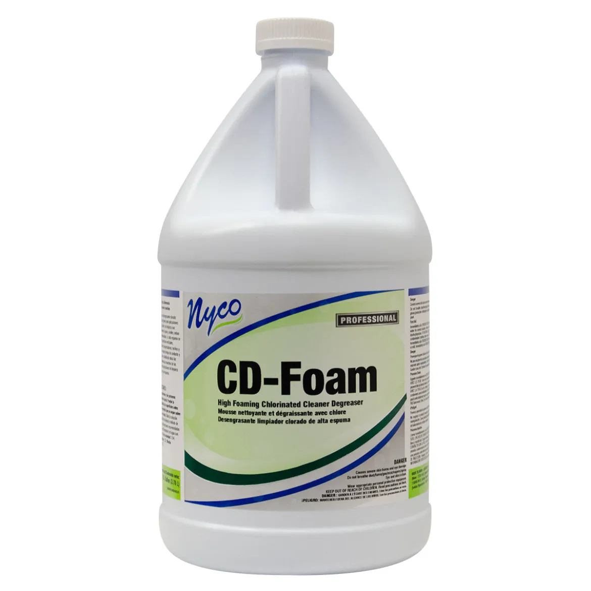 Nyco® CD-Foam High Foaming Chlorinated Degreaser for Pressure Washing (1 Gallon Bottles) - Case of 4