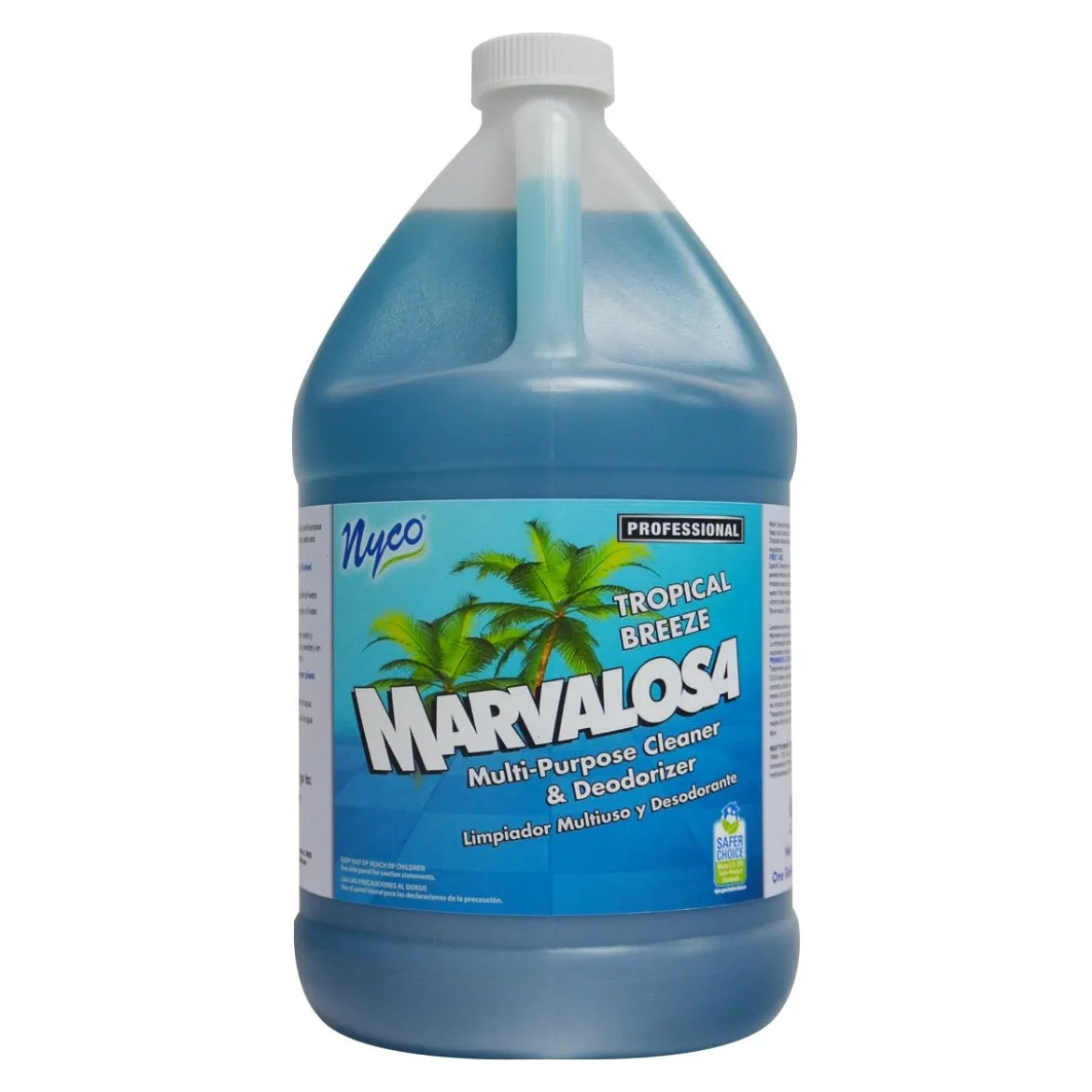 Nyco® Marvalosa Tropical Breeze Multi-Purpose Floor Cleaner & Deodorizer (1 Gallon Bottles) - Case of 4