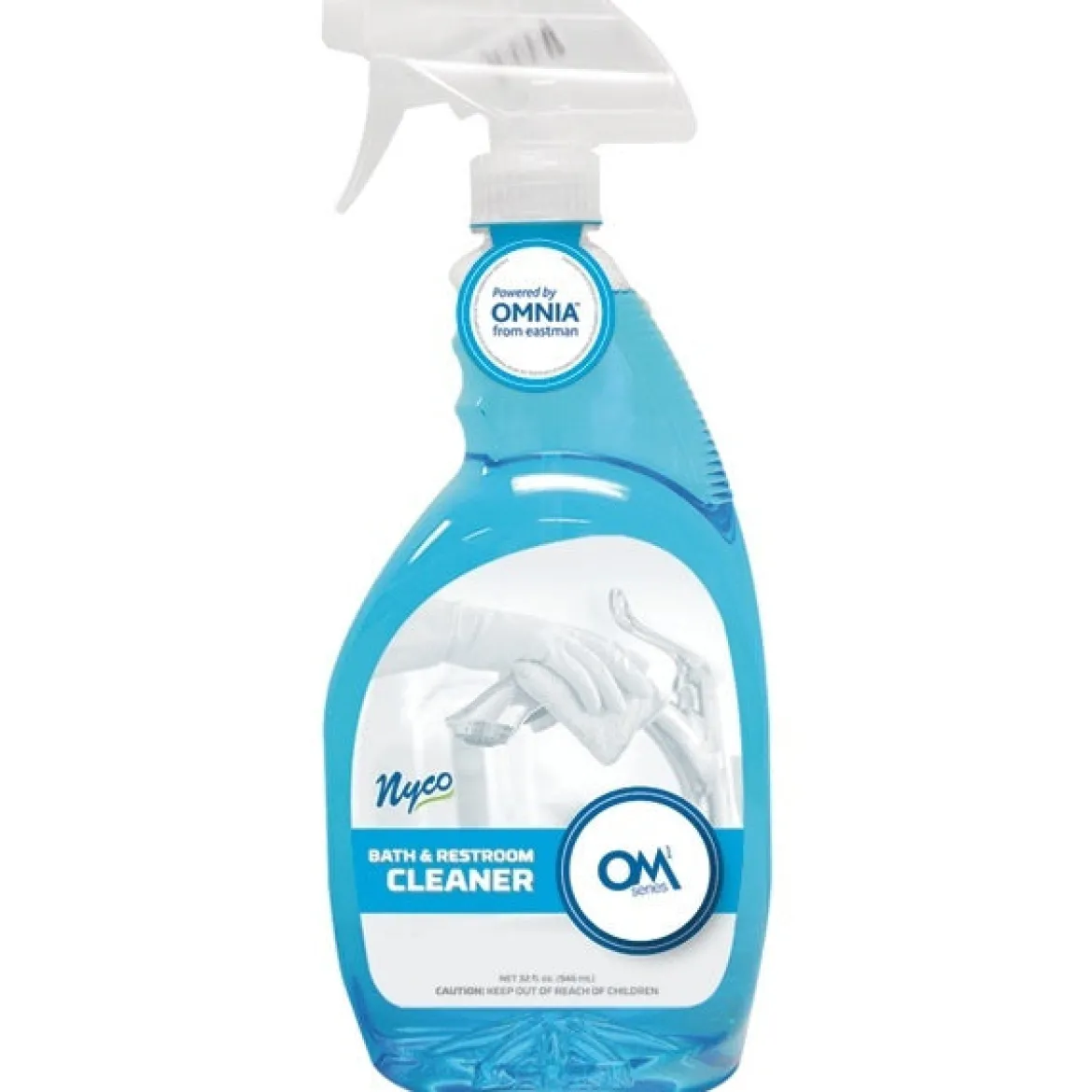 Nyco® OM1 Bath & Restroom Cleaner (32 oz Spray Bottles) - Case of 9