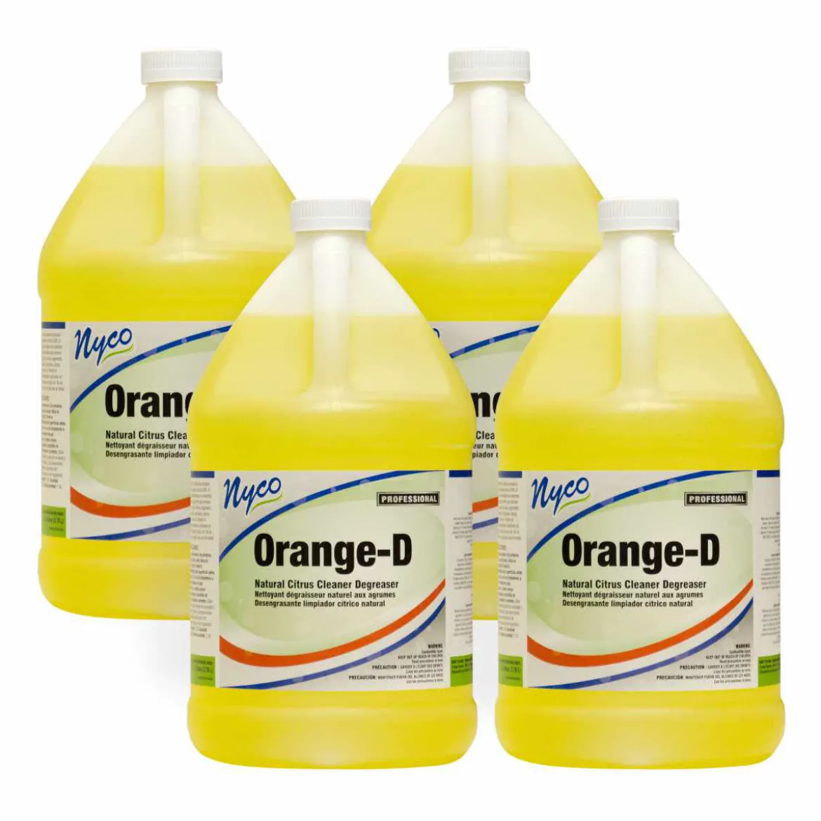 Nyco® Orange-D Natural Citrus Degreaser Cleaner (1 Gallon Bottles) - Case of 4