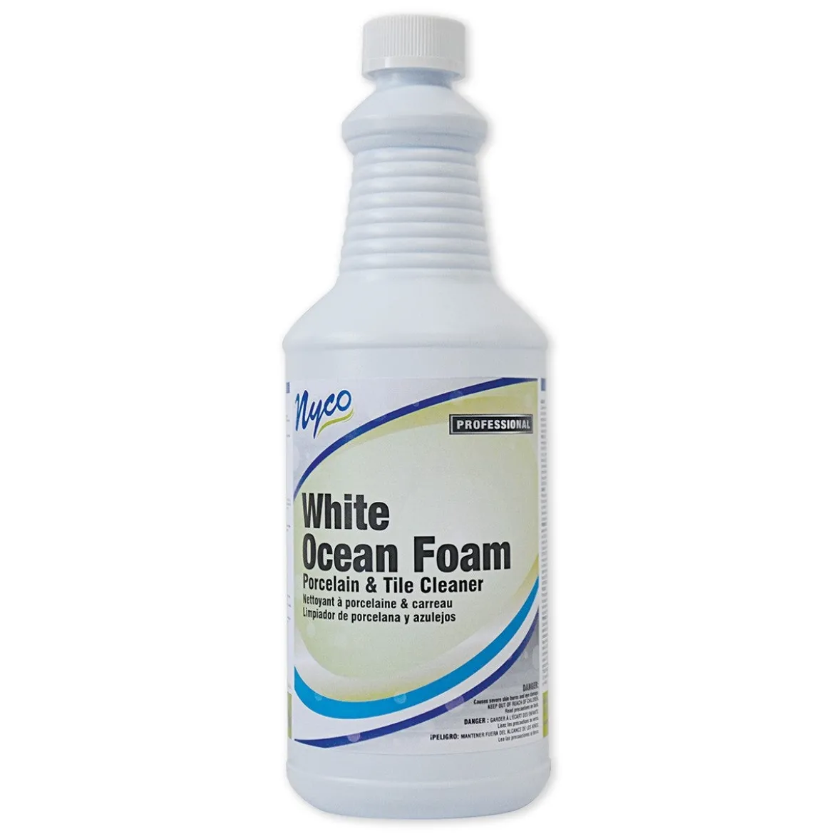 Nyco® 'White Ocean Foam' Porcelain & Tile Cleaner (32 oz Bottles) - Case of 12