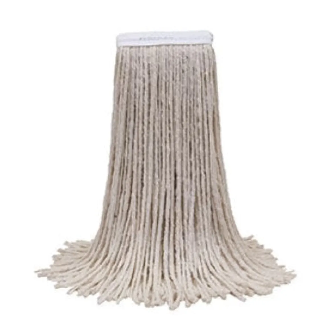 O'Cedar® Cotton #24 White Wet Mop w/ 5" Wide Band (Size: Large | Cut Ends) - Case of 12