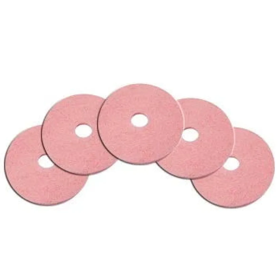 17" Pink Top Shine Floor Polishing Pads - Case of 5