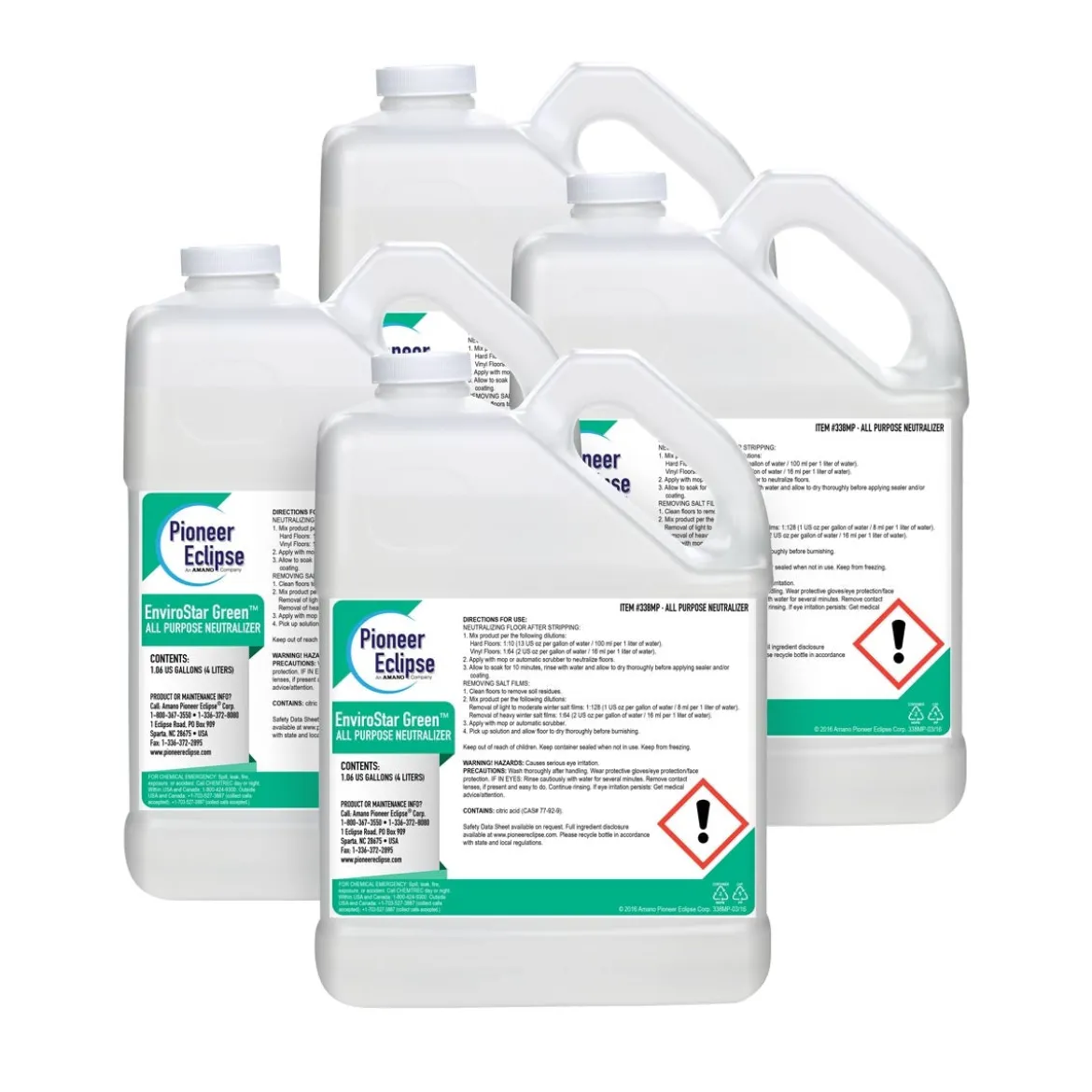 Pioneer Eclipse Envirostar™ All Purpose Neutralizer (1 Gallon Bottles) - Case of 4