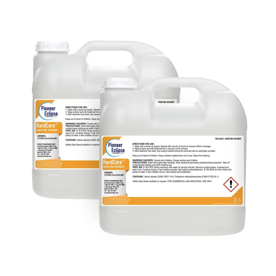 Pioneer Eclipse HardCore™ Concrete & Terrazzo Densifier (2.64 Gallon Bottles) - Case of 2