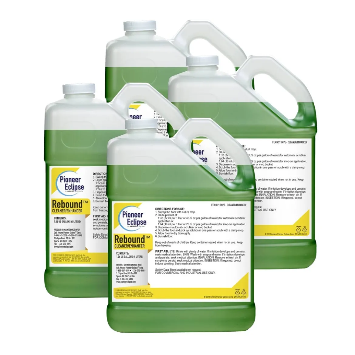 Pioneer Eclipse Rebound™ Cleaner and Maintainer (1 Gallon Bottles) - Case of 4