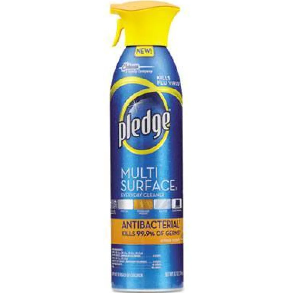 Pledge® Citrus Scent Multi-Surface Everyday Cleaner (9.7 oz Aerosol Cans) - Case of 6
