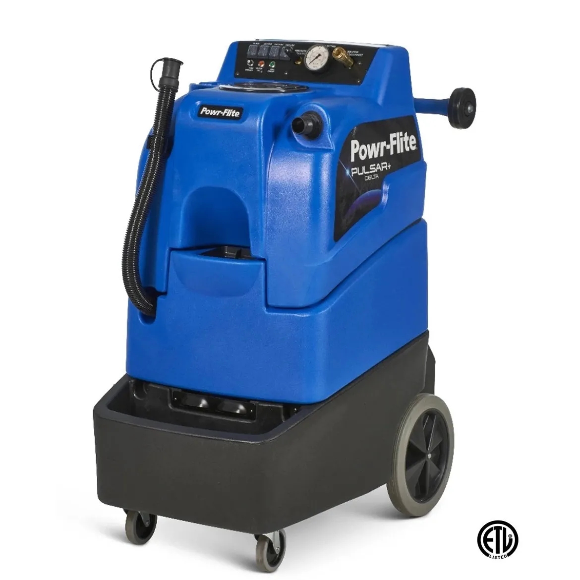 Powr-Flite® Pulsar Carpet Cleaning Extractor w/ 20' Hose & Vac Motor / Pump / Heat Options (12" Wand & Hand Tools Sold Separately)