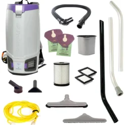 ProTeam® GoFit® 6 HEPA Filtered Backpack Vacuum w/ Remediation Tool Kit