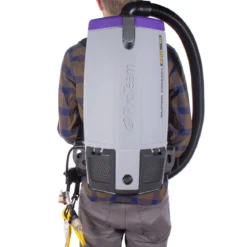 ProTeam® Super Coach Pro 10 HEPA Filtered Backpack Vacuum w/ Button Lock Wand & 4-Piece Tool Kit