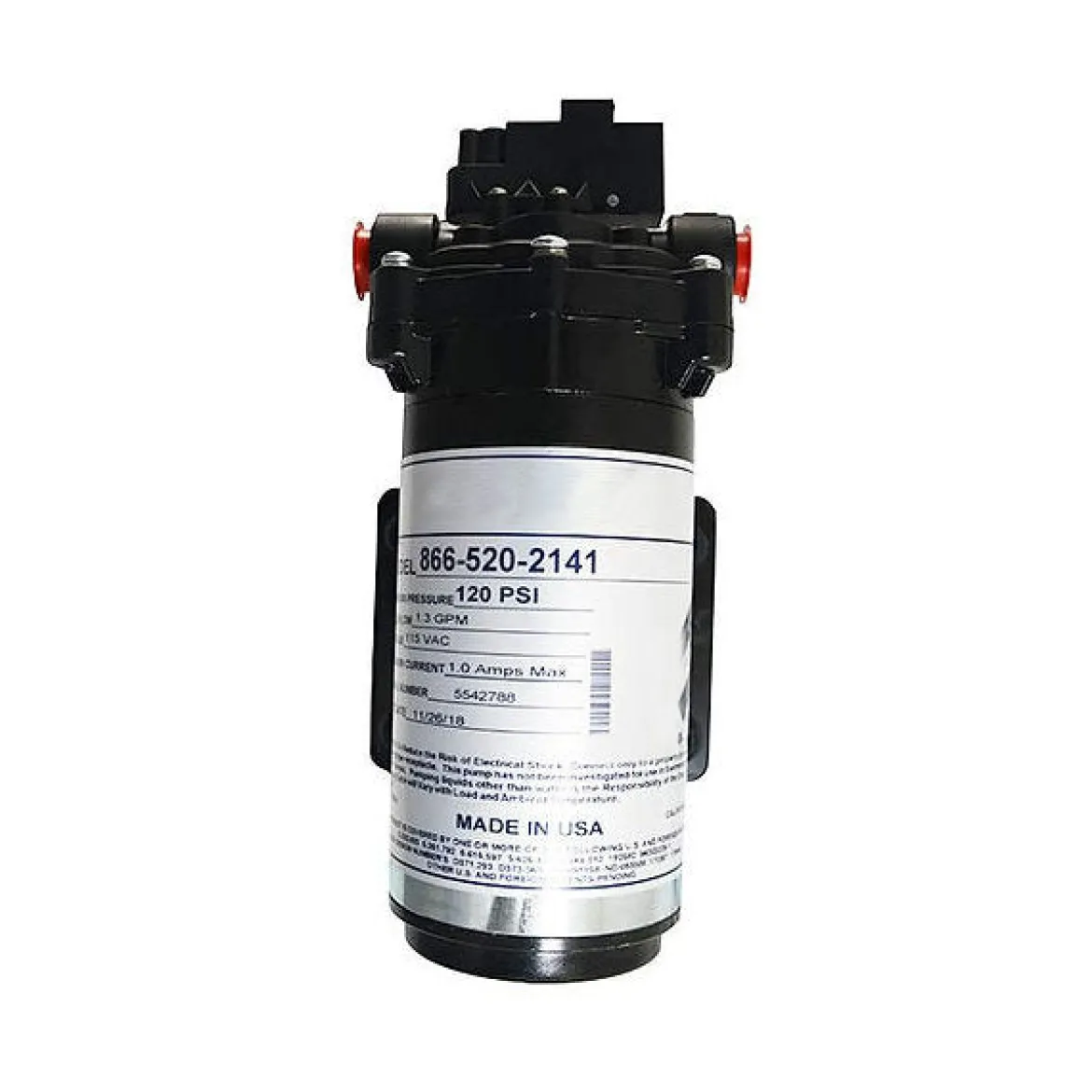120 PSI Aquatec Pump for CleanFreak® Carpet Extractors