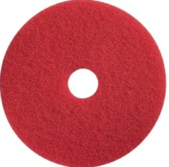 13" Red Commercial Floor Buffing Pads - Case of 5