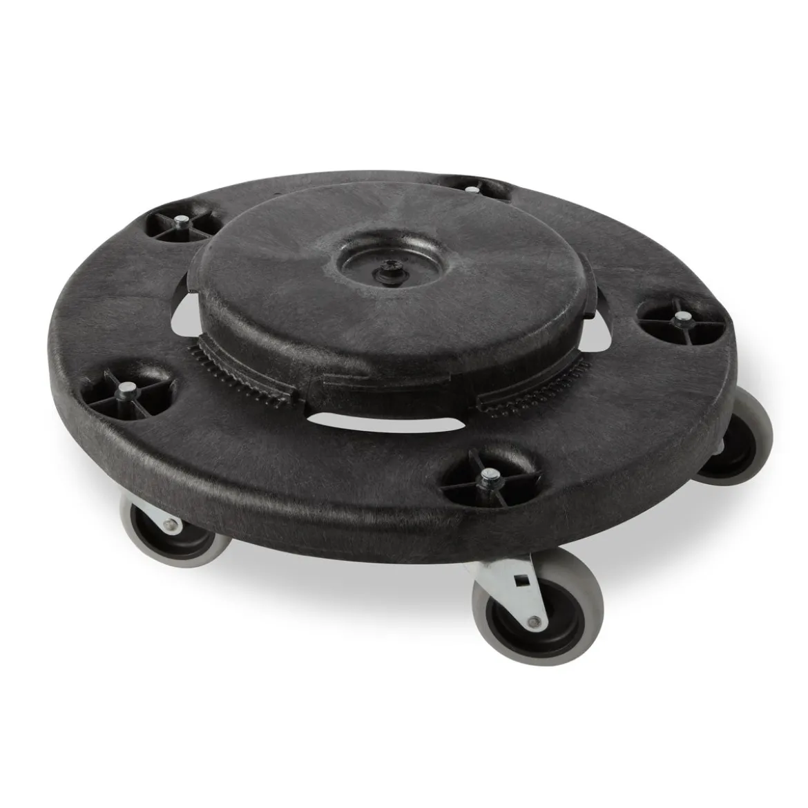 Rubbermaid Black Trash Can Dolly w/ Casters for Brute 20 - 55 Gallon Trash Containers