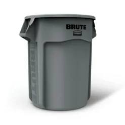 Rubbermaid® Brute® 55 Gallon Gray Vented Trash Container