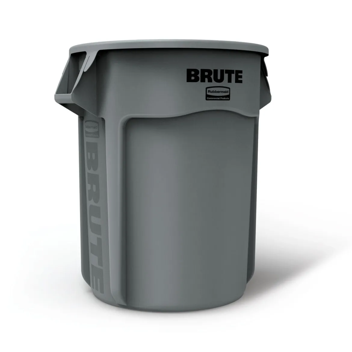 Rubbermaid® Brute® 55 Gallon Gray Vented Trash Container